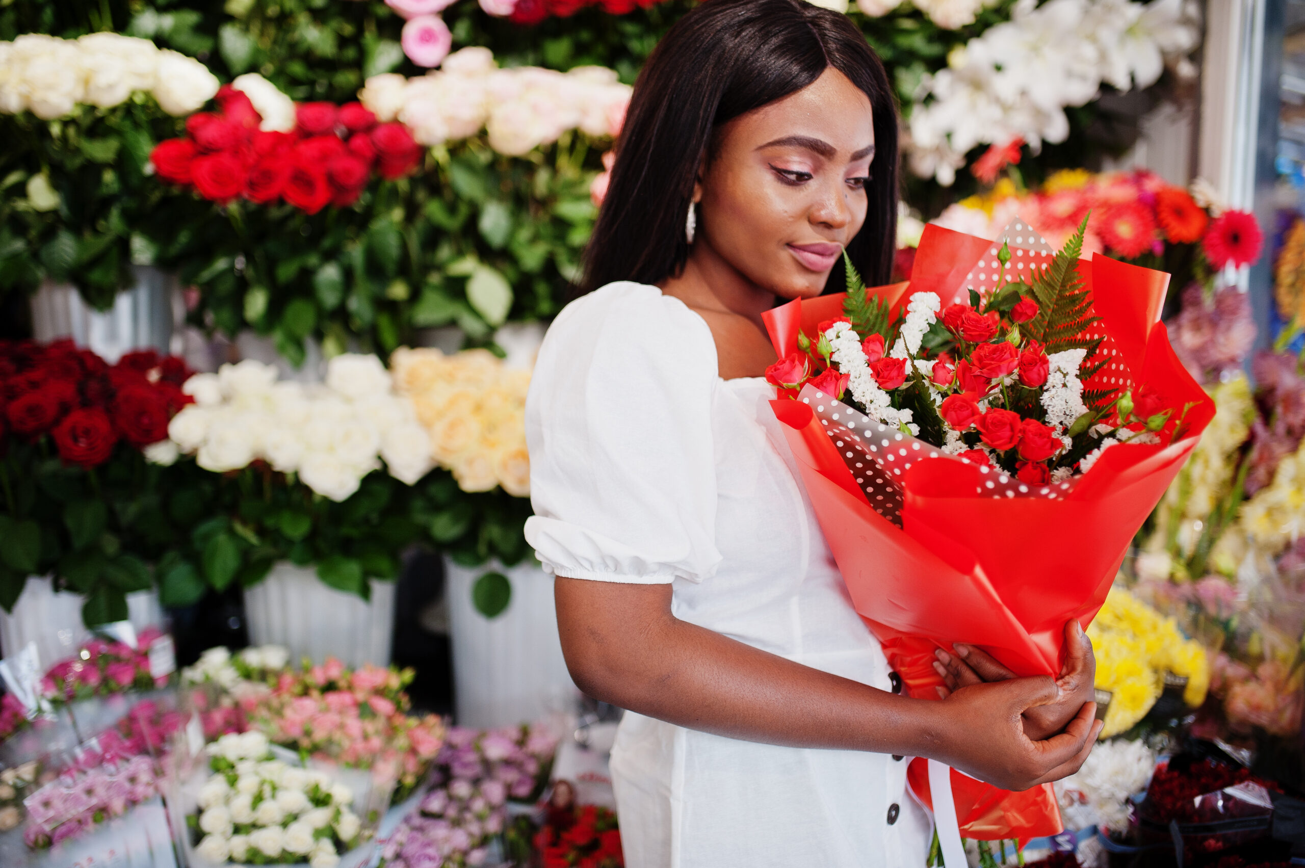 Caisse enregistreuse fleuriste